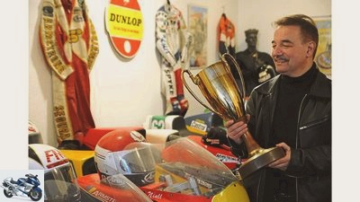 Portrait of racing machine collector Wolfhart Krischke