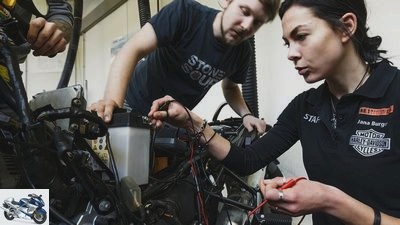 Report - training as a two-wheel mechatronics technician