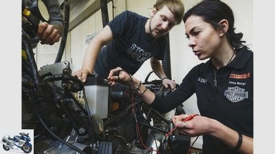 Report - training as a two-wheel mechatronics technician