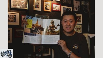 Report on China's most famous Harley rider