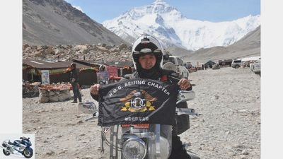 Report on China's most famous Harley rider