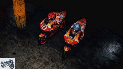 Repsol Honda MotoGP Team 2021 with Marc and Pol