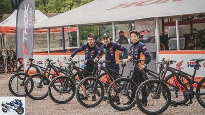 Repsol Honda Trial Team with Toni Bou cooperates with Thok E-Bikes