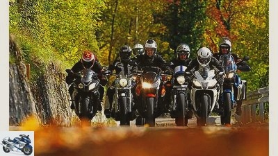 Really ride a motorcycle in a group