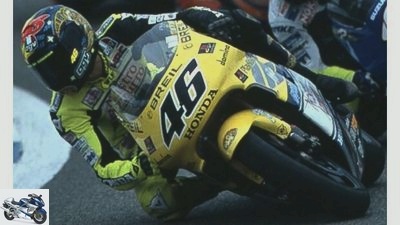 Rossi's cornering technique