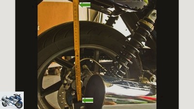 Screwdriver tip - care and inspection of the suspension struts