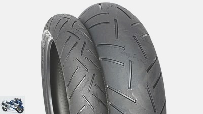 Six super sports tires in a comparison test