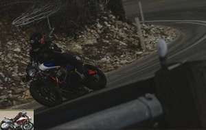 The Street Tracker on a curve