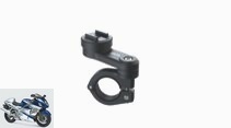 SP Connect mobile phone holder, protective film, clamp