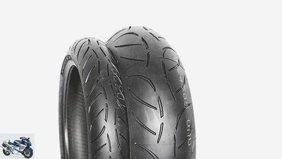 Sports tires 120-70 ZR 17 and 190-55 ZR 17