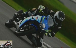Overall the GSX-R is very easy to take along