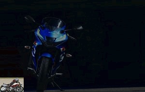 The GSX-R 125 retains contained dimensions