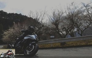 On small roads, the Katana is as efficient as the GSX-S 1000