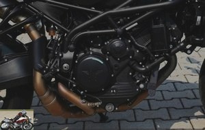 Morini Corsaro 1200 ZT Motorcycle Engine