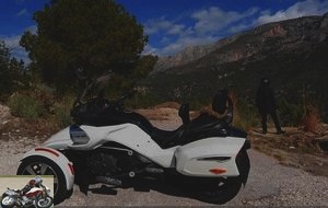 Can-Am Spyder F3-T in the mountains