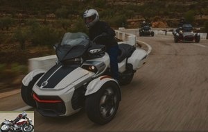 Can-Am Spyder F3-T on the road