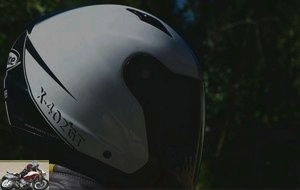 Side view of the X Lite X402 GT jet helmet