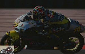 Olivier Jacque on the Yamaha during his conquest of the title