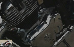 The twin-cylinder of the Royal Enfield 650