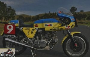 The 1977 race bike has been fully restored by Motorcycling Australia