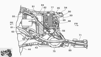 Suzuki electric scooter patent: electric and air-cooled