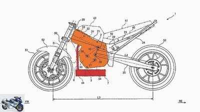 Suzuki patent Radically changed engine mounting position