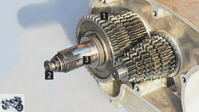 Technology: Seamless transmission from the Honda RC 213 V.