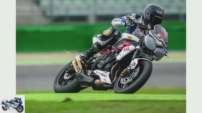 Participation in the Triumph Street Triple Cup 2014