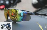 Test motorcycle goggles 2018