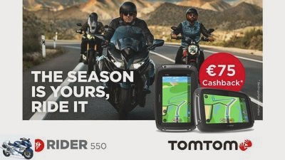 TomTom Rider 550 - € 75 cashback