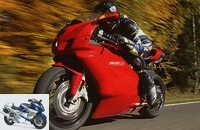 Top test Ducati 999, model 2005
