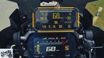 Touratech Connect App: flood of data for the cockpit