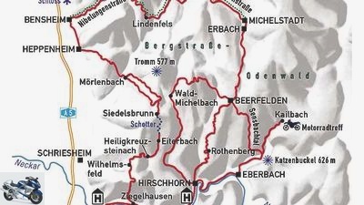 Tour tips Odenwald - Kraichgau