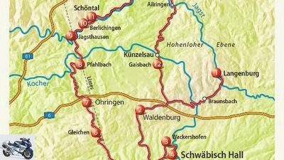 Tour tip Hohenlohe