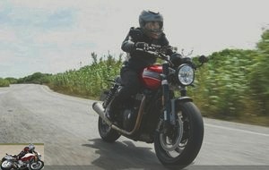 The Triumph Speed ​​Twin on the road