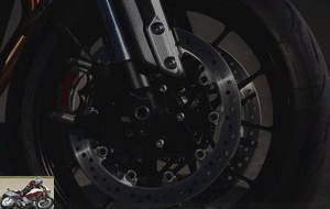 Braking is now provided by Brembo M50 calipers
