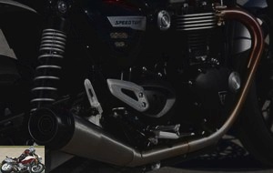 The silencer of the Triumph Speed ​​Twin