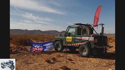 Out and about in the mountain truck Tuareg rally