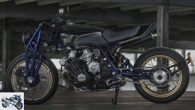 Conversion: single-sided swing arm for the Honda CBX