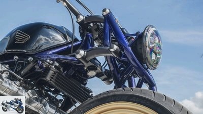 Conversion: single-sided swing arm for the Honda CBX