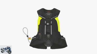 Universal airbag vests for motorcyclists