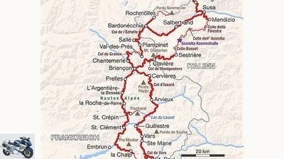 On the way: Hautes Alpes-Piemont - Italian-French border area