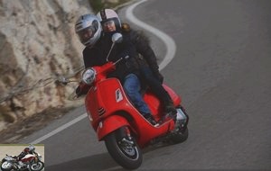 Test of the Vespa GTS 300 HPE scooter as a duo
