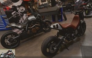 Just before the TMAX, Roland Sands had already hyper-modified the VMAX