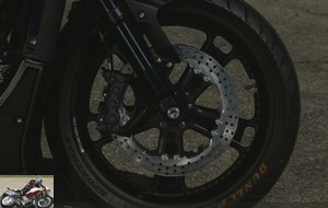 The front wheel is now fitted with a 19 inch rim instead of 18