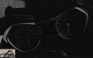 Complete dashboard with fuel gauge