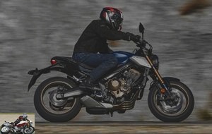 Honda CB650R on highway