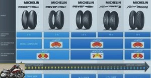 Michelin PilotPower3 radial tire segmentation