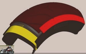 Pirelli Diablo Rosso II 3D Cutaway Tire View