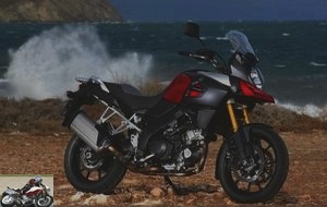 The new design of the DL1000 V-Strom is inspired by that of the DR750S from 1988